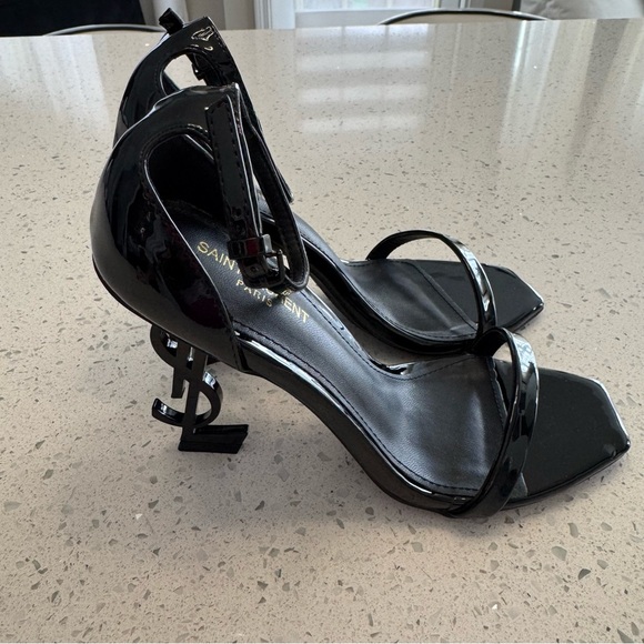 Saint Laurent Shoes - Saint Laurent Black Strappy Heels